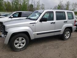Salvage cars for sale from Copart Leroy, NY: 2012 Jeep Liberty Sport