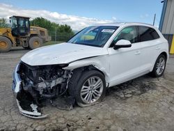 Salvage cars for sale at Chambersburg, PA auction: 2018 Audi Q5 Premium Plus
