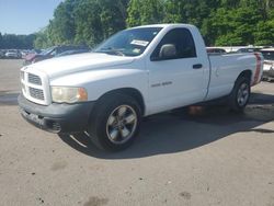 Salvage cars for sale from Copart Glassboro, NJ: 2005 Dodge RAM 1500 ST