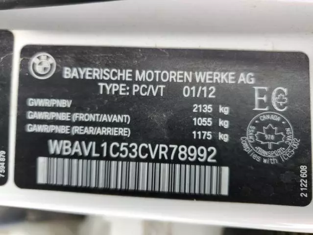 2012 BMW X1 XDRIVE28I