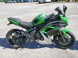 Salvage cars for sale from Copart York Haven, PA: 2016 Kawasaki EX650 F