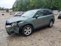 Salvage cars for sale from Copart Knightdale, NC: 2016 Subaru Forester 2.5I Premium