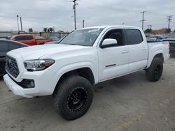 Salvage cars for sale from Copart Los Angeles, CA: 2018 Toyota Tacoma Double Cab