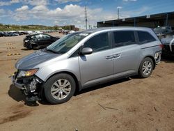 Salvage cars for sale at Colorado Springs, CO auction: 2016 Honda Odyssey SE