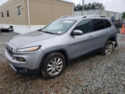 Jeep Cherokee Limited salvage cars for sale: 2015 Jeep Cherokee Limited