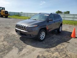 Salvage cars for sale at Mcfarland, WI auction: 2015 Jeep Cherokee Latitude