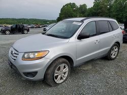 Salvage cars for sale from Copart Concord, NC: 2010 Hyundai Santa FE GLS