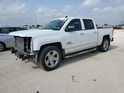 Salvage trucks for sale at San Antonio, TX auction: 2014 Chevrolet Silverado C1500 LTZ