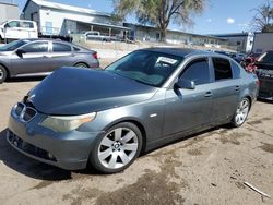 Salvage cars for sale at Albuquerque, NM auction: 2007 BMW 530 I