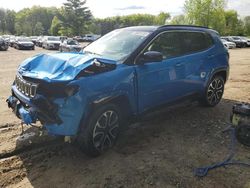 Salvage cars for sale at North Billerica, MA auction: 2023 Jeep Compass Limited