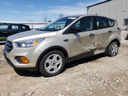 Salvage cars for sale from Copart Appleton, WI: 2017 Ford Escape S