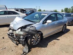 Salvage cars for sale at Elgin, IL auction: 2009 Honda Civic EX