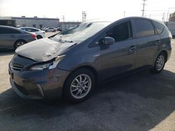 Salvage cars for sale at Sun Valley, CA auction: 2012 Toyota Prius V