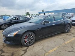 Salvage cars for sale at Woodhaven, MI auction: 2019 Maserati Quattroporte S