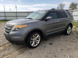 Salvage cars for sale from Copart Chicago Heights, IL: 2013 Ford Explorer Limited