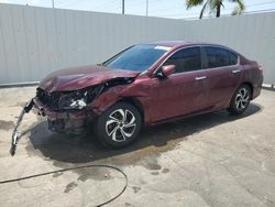 Buy Salvage Cars For Sale now at auction: 2017 Honda Accord LX