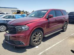 Salvage cars for sale from Copart Rancho Cucamonga, CA: 2017 Dodge Durango GT