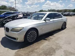 Salvage cars for sale from Copart Orlando, FL: 2012 BMW 750 LI