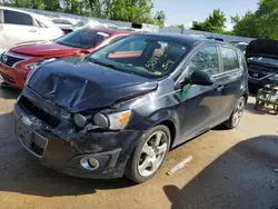 Salvage cars for sale at Bridgeton, MO auction: 2012 Chevrolet Sonic LTZ