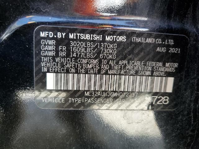 2021 Mitsubishi Mirage ES