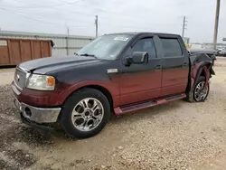 Salvage trucks for sale at Temple, TX auction: 2007 Ford F150 Supercrew