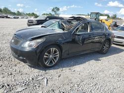 Salvage cars for sale from Copart Hueytown, AL: 2009 Infiniti G37