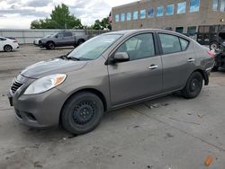 Salvage cars for sale at Littleton, CO auction: 2014 Nissan Versa S