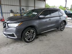 Salvage cars for sale at Cartersville, GA auction: 2017 Acura MDX Advance