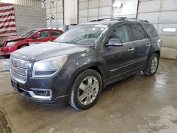 Salvage cars for sale from Copart Columbia, MO: 2014 GMC Acadia Denali