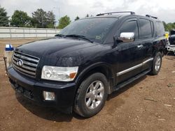 Salvage cars for sale from Copart Elgin, IL: 2007 Infiniti QX56