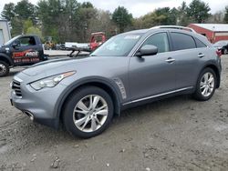 Salvage cars for sale at Mendon, MA auction: 2012 Infiniti FX35