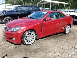 Salvage cars for sale at Austell, GA auction: 2011 Lexus IS 250