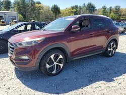Salvage cars for sale from Copart Mendon, MA: 2016 Hyundai Tucson Limited