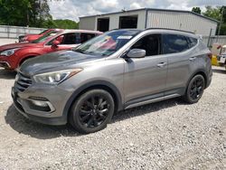 Salvage cars for sale at Rogersville, MO auction: 2017 Hyundai Santa FE Sport