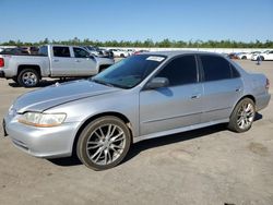 Salvage cars for sale from Copart Fresno, CA: 2001 Honda Accord EX