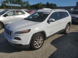 Salvage cars for sale from Copart Spartanburg, SC: 2014 Jeep Cherokee Limited