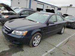Salvage cars for sale at Vallejo, CA auction: 2008 Hyundai Sonata GLS