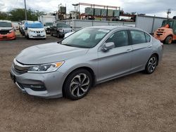 Salvage cars for sale at Kapolei, HI auction: 2016 Honda Accord EX