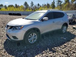 Salvage cars for sale from Copart Windham, ME: 2016 Nissan Rogue S