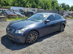 Salvage cars for sale at Finksburg, MD auction: 2007 Infiniti G35