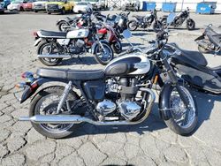 Salvage motorcycles for sale at Martinez, CA auction: 2011 Triumph Bonneville T