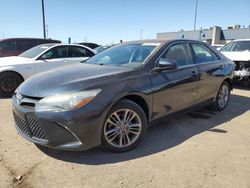 Salvage cars for sale at Woodhaven, MI auction: 2015 Toyota Camry LE