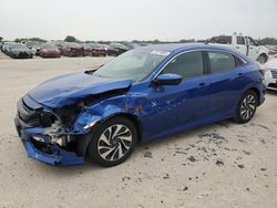 Salvage cars for sale at San Antonio, TX auction: 2017 Honda Civic LX