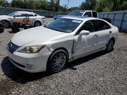 Salvage cars for sale at Riverview, FL auction: 2011 Lexus ES 350