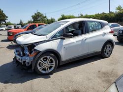 Salvage cars for sale from Copart San Martin, CA: 2021 Chevrolet Bolt EV LT