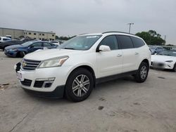 Salvage cars for sale from Copart Wilmer, TX: 2015 Chevrolet Traverse LT