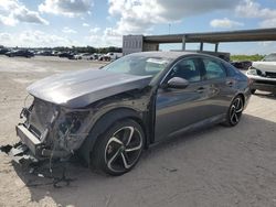 Salvage cars for sale from Copart West Palm Beach, FL: 2018 Honda Accord Sport