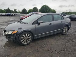 Salvage cars for sale at auction: 2010 Honda Civic EXL