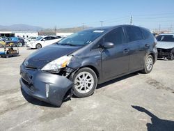 Salvage cars for sale from Copart Sun Valley, CA: 2012 Toyota Prius V