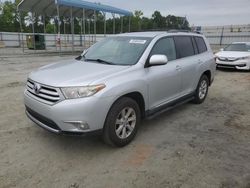 Salvage cars for sale from Copart Spartanburg, SC: 2012 Toyota Highlander Base